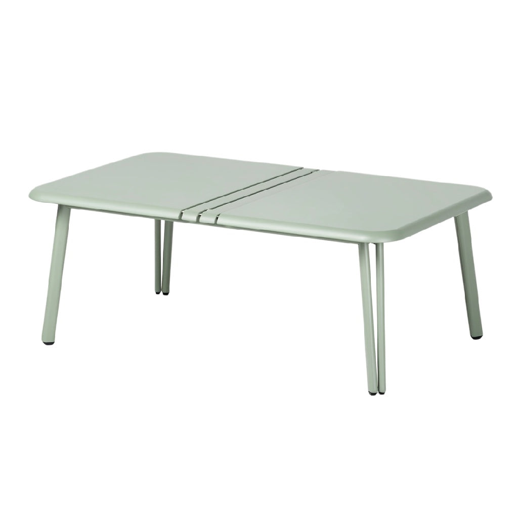 Vouwbare Eettafel van Staal met Strakke Lijnen